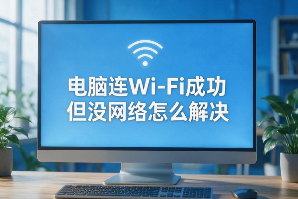 电脑连WiFi成功但没网络怎么解决
