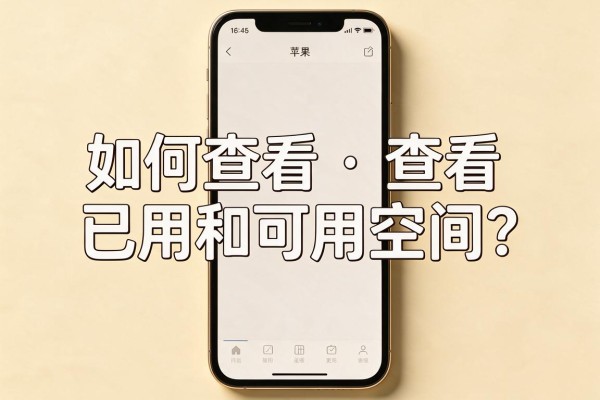 苹果手机如何查看已用和可用空间？