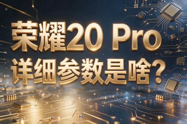 荣耀20 Pro详细参数是啥?