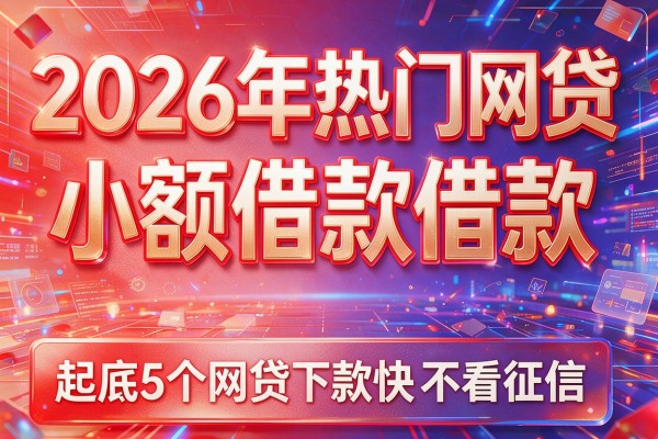 2026年热门网贷小额借款借款，起底5个网贷下款快不看征信