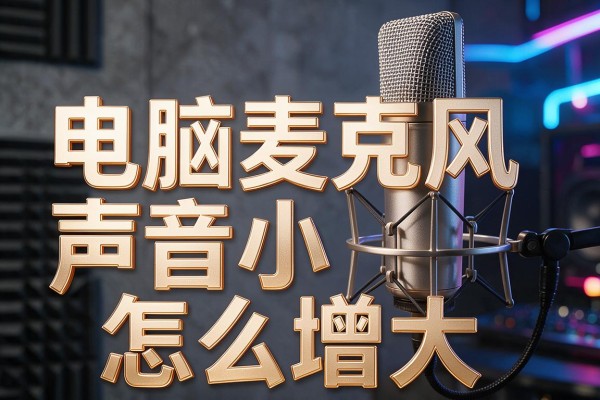 电脑麦克风声音小怎么增大