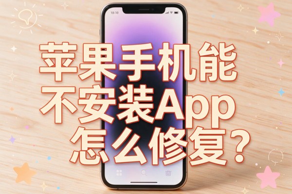 苹果手机不能安装App怎么修复?