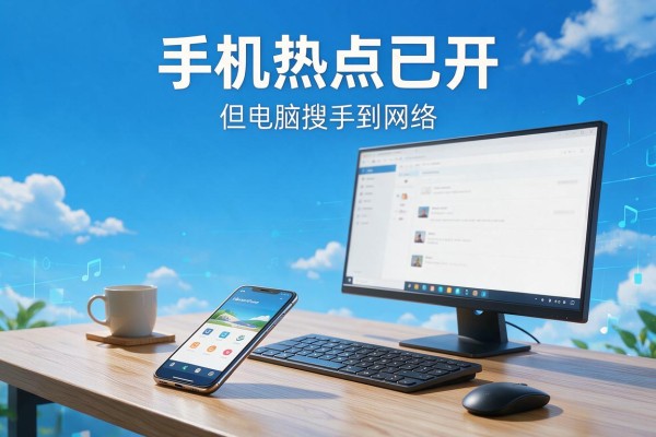 手机热点已开但电脑搜不到网络