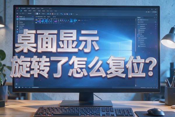桌面显示旋转了怎么复位?