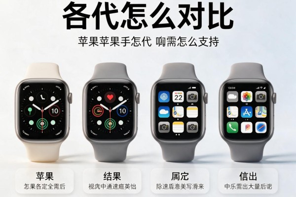 苹果手表各代怎么对比?