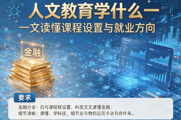 人文教育学什么一文读懂课程设置与就业方向