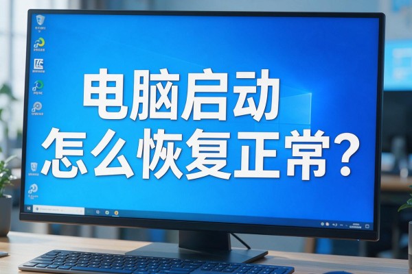 电脑启动蓝屏怎么恢复正常?