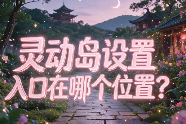 灵动岛设置入口在哪个位置？