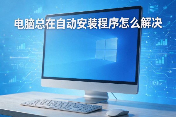 电脑总在自动安装程序怎么解决
