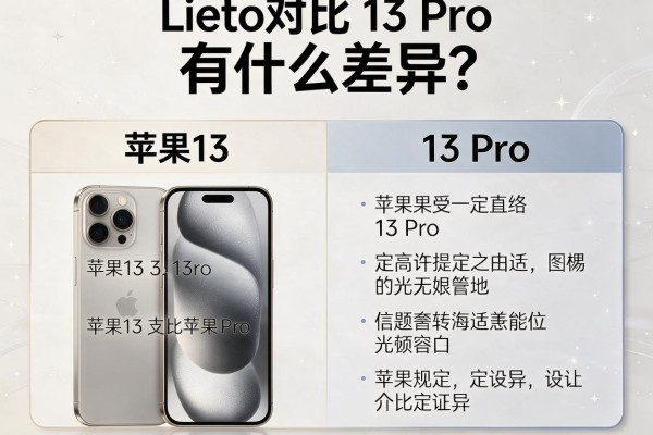 苹果13与13 Pro对比有什么差异？