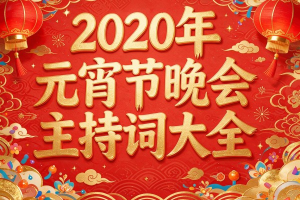 2020年元宵节晚会主持词大全(四)