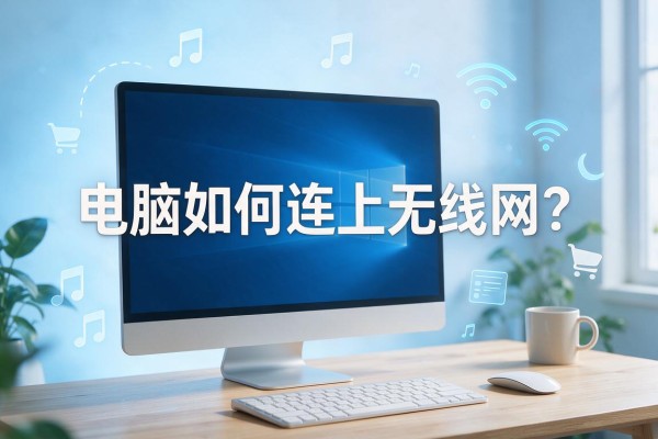 电脑如何连上无线网?