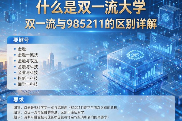 什么是双一流大学 双一流与985211的区别详解