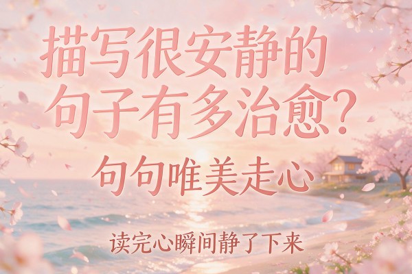 描写很安静的句子有多治愈?句句唯美走心,读完心瞬间静了下来
