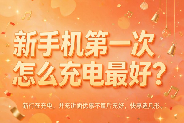 新手机第一次怎么充电最好?