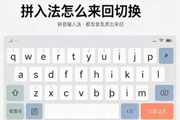 拼音输入法怎么来回切换