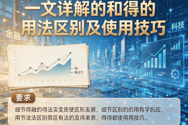 一文详解的和得的用法区别及使用技巧