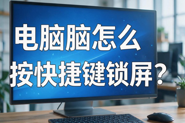 电脑怎么按快捷键锁屏？