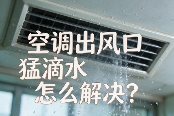 空调出风口猛滴水怎么解决？