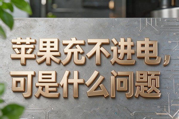 苹果充不进电可能是什么问题