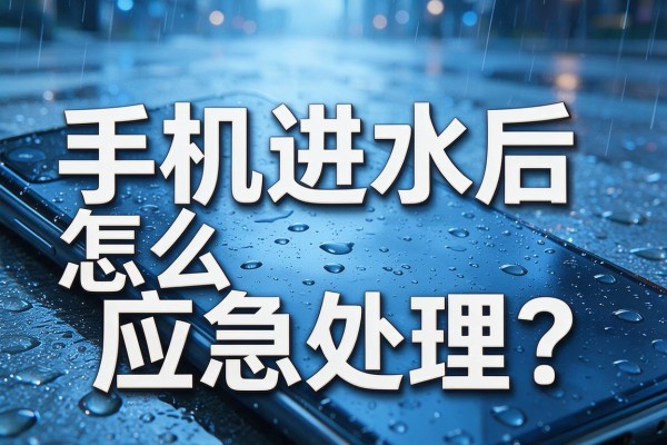 手机进水后怎么应急处理?