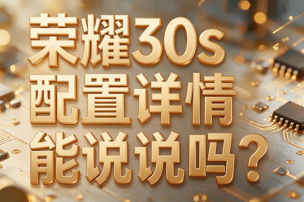 荣耀30s配置详情能说说吗？