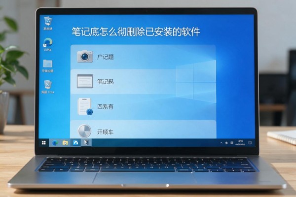 笔记本怎么彻底删除已安装的软件