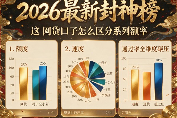 2026最新封神榜:这5个"网贷口子怎么区分系列"额度、速度、通过率全维度碾压