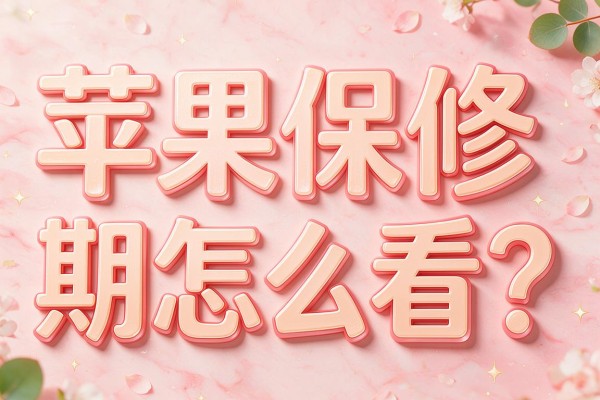 苹果保修期限怎么看?