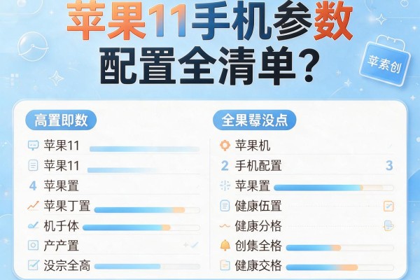 苹果11手机参数配置全清单?