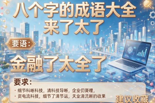 八个字的成语大全来了太全了建议收藏