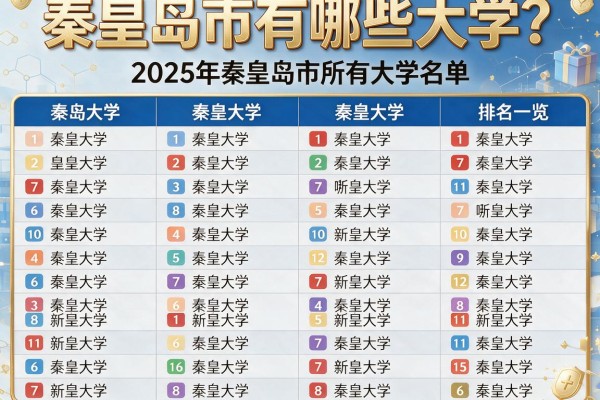 秦皇岛市有哪些大学?2025年秦皇岛市所有大学名单及排名一览