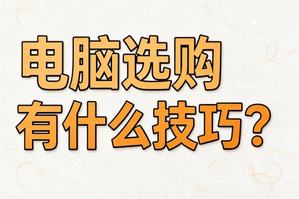 电脑选购有什么技巧?