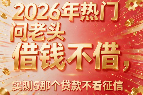 2026年热门问老头借钱不借,实测5个那个贷款不看征信