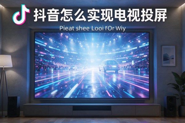 抖音怎么实现电视投屏