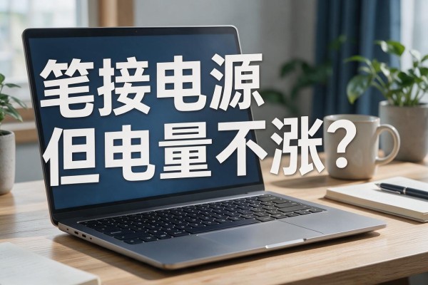 笔记本已接电源但电量不涨?