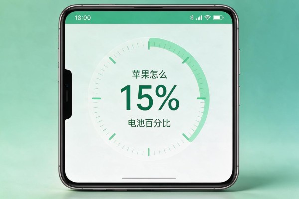 苹果怎么设置显示电池百分比