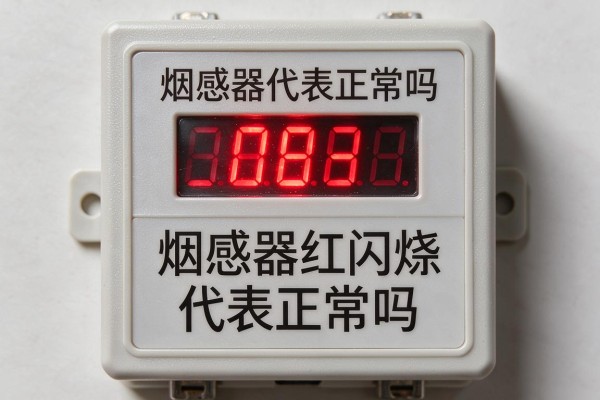 烟感器红灯闪烁代表正常吗
