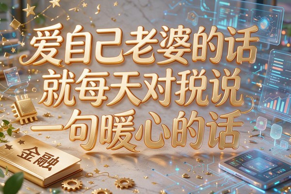 爱自己老婆的话就每天对她说一句暖心的话