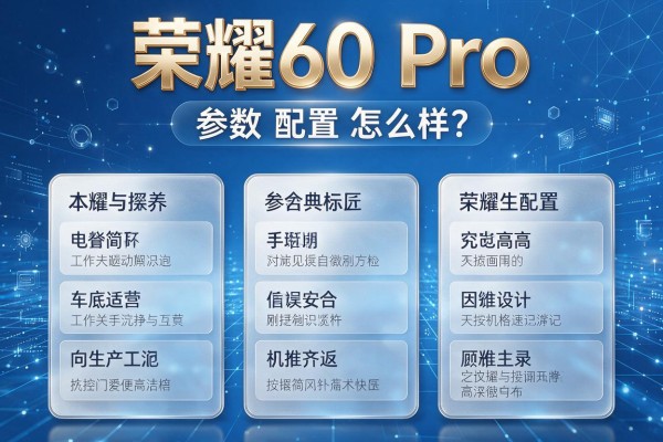 荣耀60 Pro的参数配置怎么样?