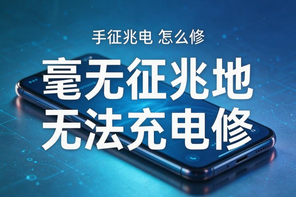 手机毫无征兆地无法充电怎么修