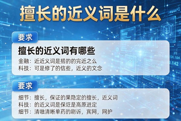 擅长的近义词是什么,擅长的近义词有哪些