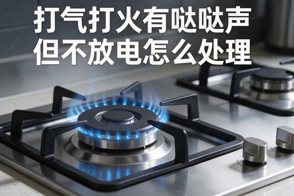 燃气灶打火有哒哒声但不放电怎么处理