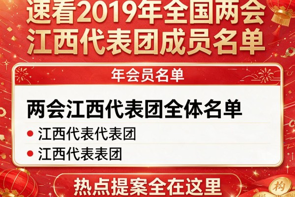 速看2019年全国两会江西代表团成员名单,两会江西代表团全体名单和热点提案全在这里