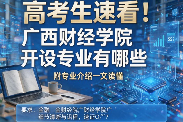 高考生速看!广西财经学院开设专业有哪些 附专业介绍一文读懂