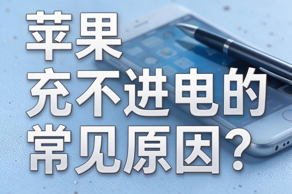 苹果手机充不进电的常见原因?