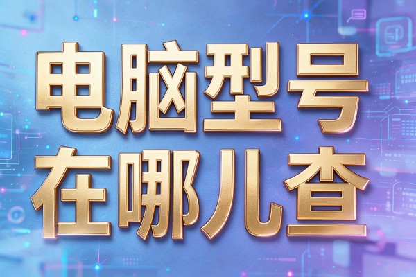 电脑型号在哪儿查