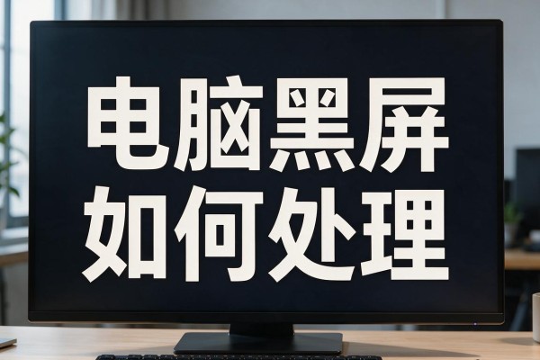 电脑黑屏如何处理
