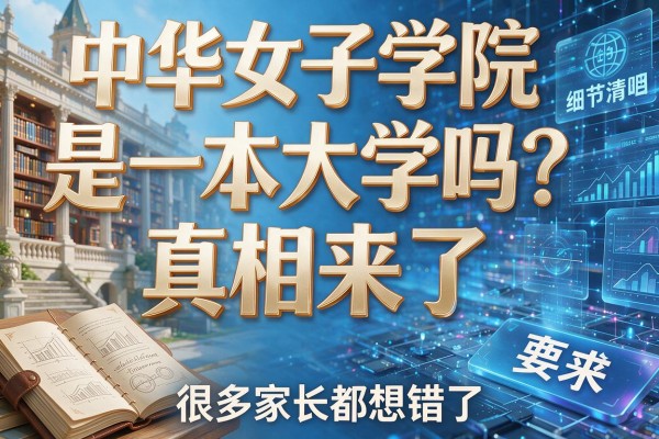中华女子学院是一本大学吗?真相来了,很多家长都想错了