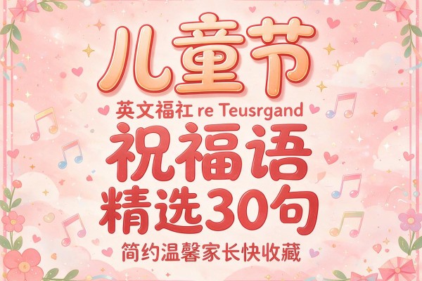 儿童节英文祝福语精选30句简短温馨家长快收藏